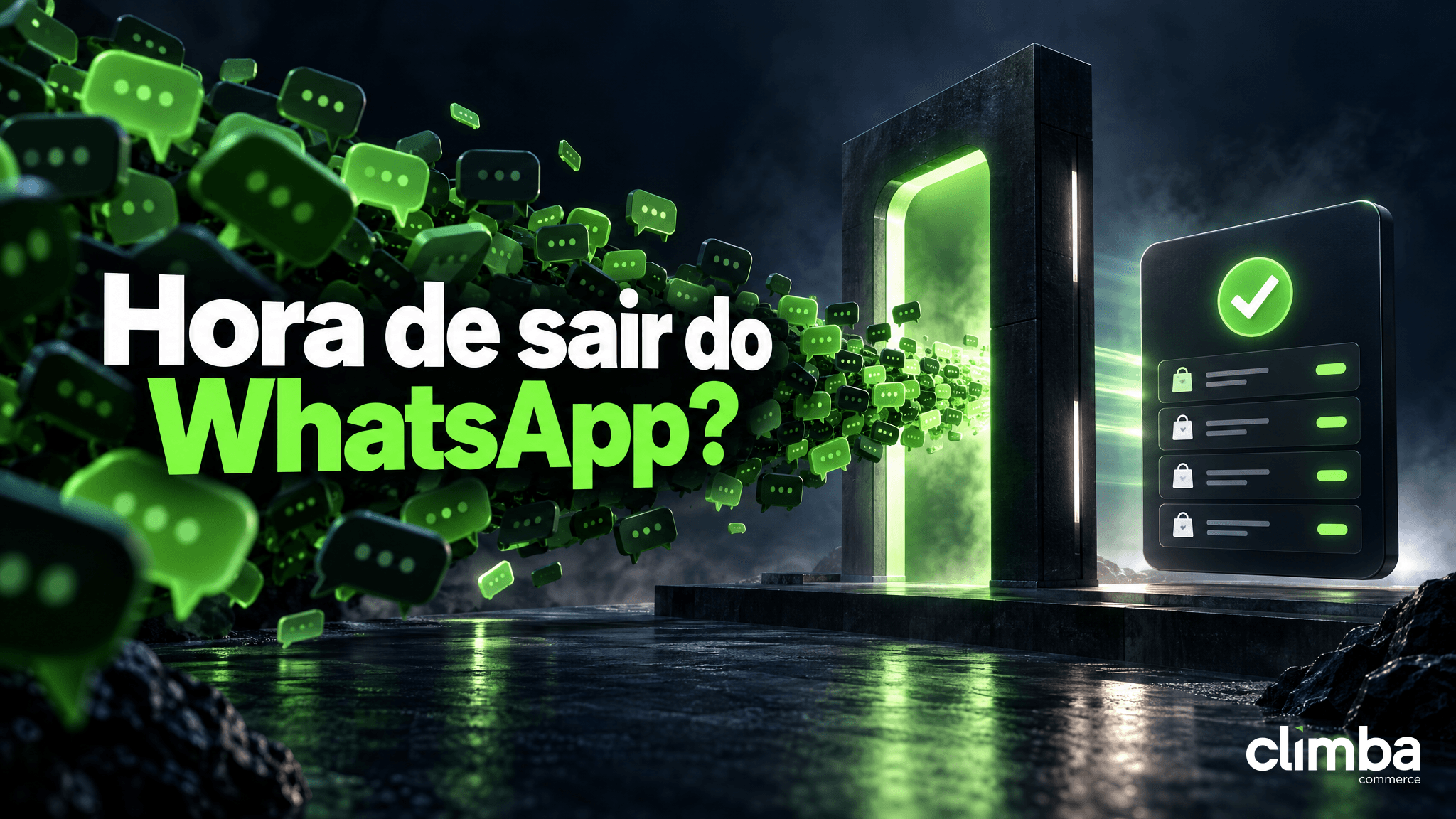 Quando é hora de sair do WhatsApp e ter uma loja profissional